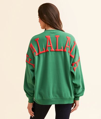 Modish Rebel Tis The Season Oversized Pullover BACK