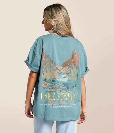 Modish Rebel Lake Powell Oversized T-Shirt front view