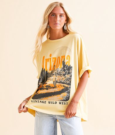 Modish Rebel Arizona Wild West T-Shirt front view