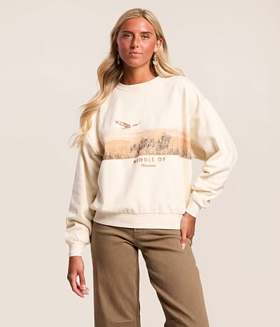 Free People Rio Pullover - Women's Sweatshirts in Ivory Combo | Buckle
