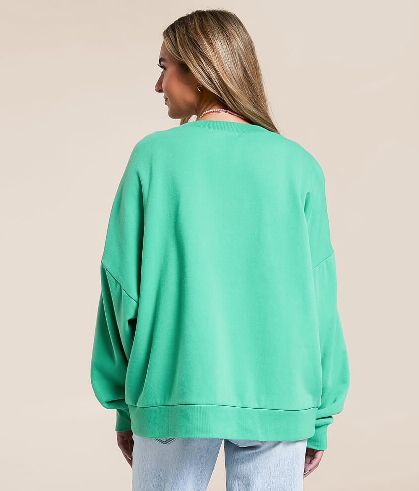 Good Things Take Time Oversized Pullover - thumbnail 2