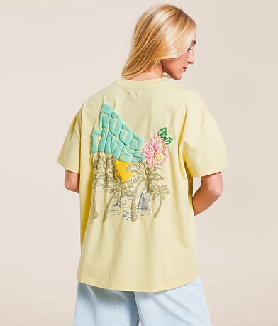 Modish Rebel Good Times Oversized T-Shirt front view