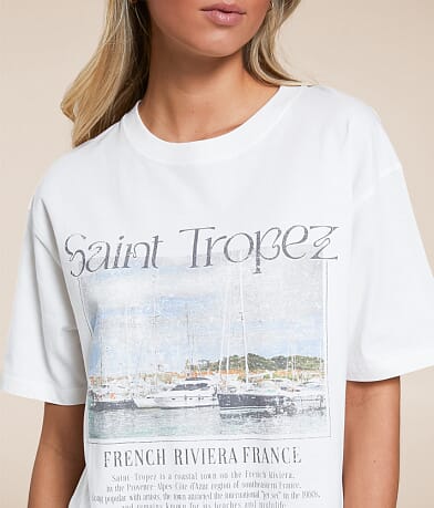 Modish Rebel Saint Tropez Oversized T-Shirt MISC_DETAIL_1