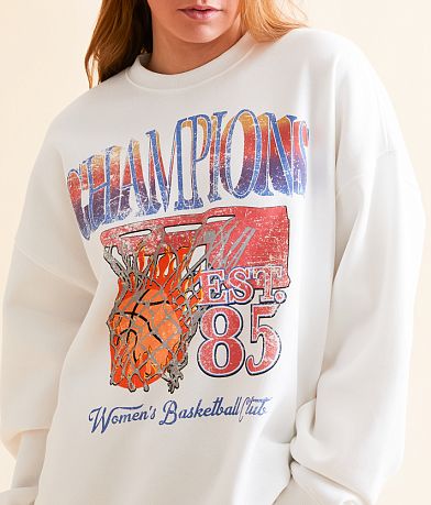 Modish Rebel Basketball Champion Oversized Pullover misc detail 1 view