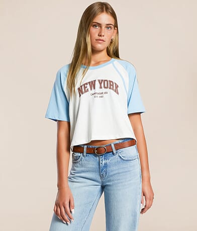 FITZ + EDDI New York Cropped T-Shirt front view