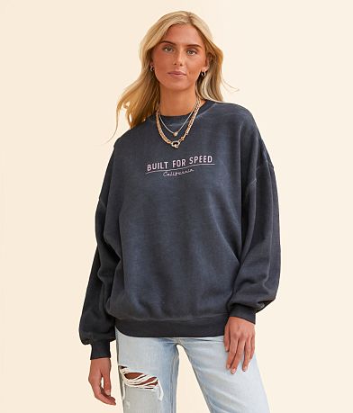 Modish Rebel Built For Speed California Oversized Pullover full right side view