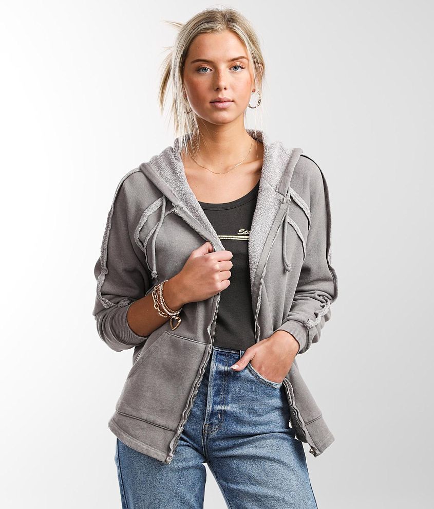 Free people 2024 zip up hoodie