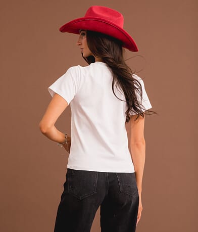 Sterling &amp; Stitch Cowboy Boots T-Shirt BACK