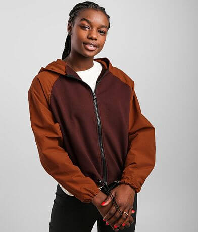 BKE core Color Block Hooded Jacket FULL_LEFT_SIDE