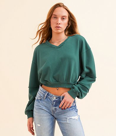FITZ + EDDI Cropped Pullover front view