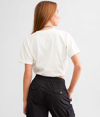 FITZ + EDDI Cinch Tie Hem T-Shirt BACK