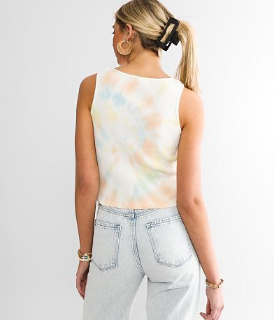 Gilded Intent Tie Dye Tank Top BACK