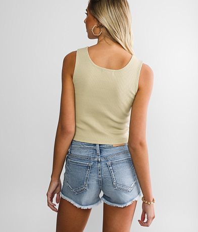 Gilded Intent Lace-Up Tank Top back view