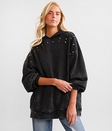 Gilded Intent Stud Hooded Sweatshirt - One Size front view