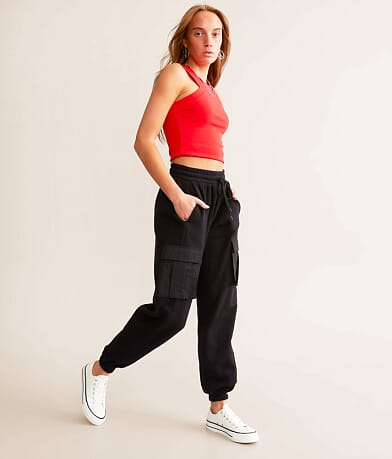 Gilded Intent Cargo Jogger Sweatpant front view