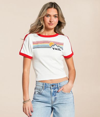 Modish Rebel Vail Baby T-Shirt front view