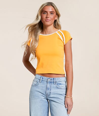 FITZ + EDDI Color Block T-Shirt front view