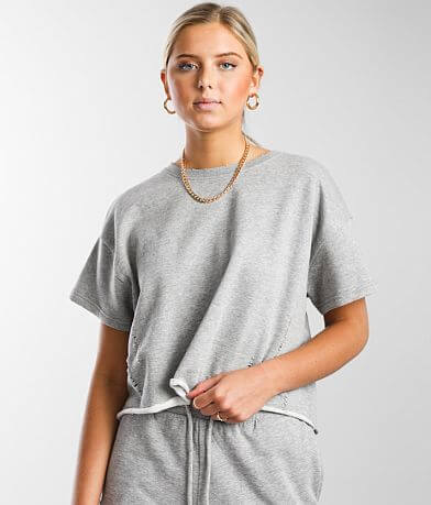 Gilded Intent Distressed Lounge Top FULL_RIGHT_SIDE