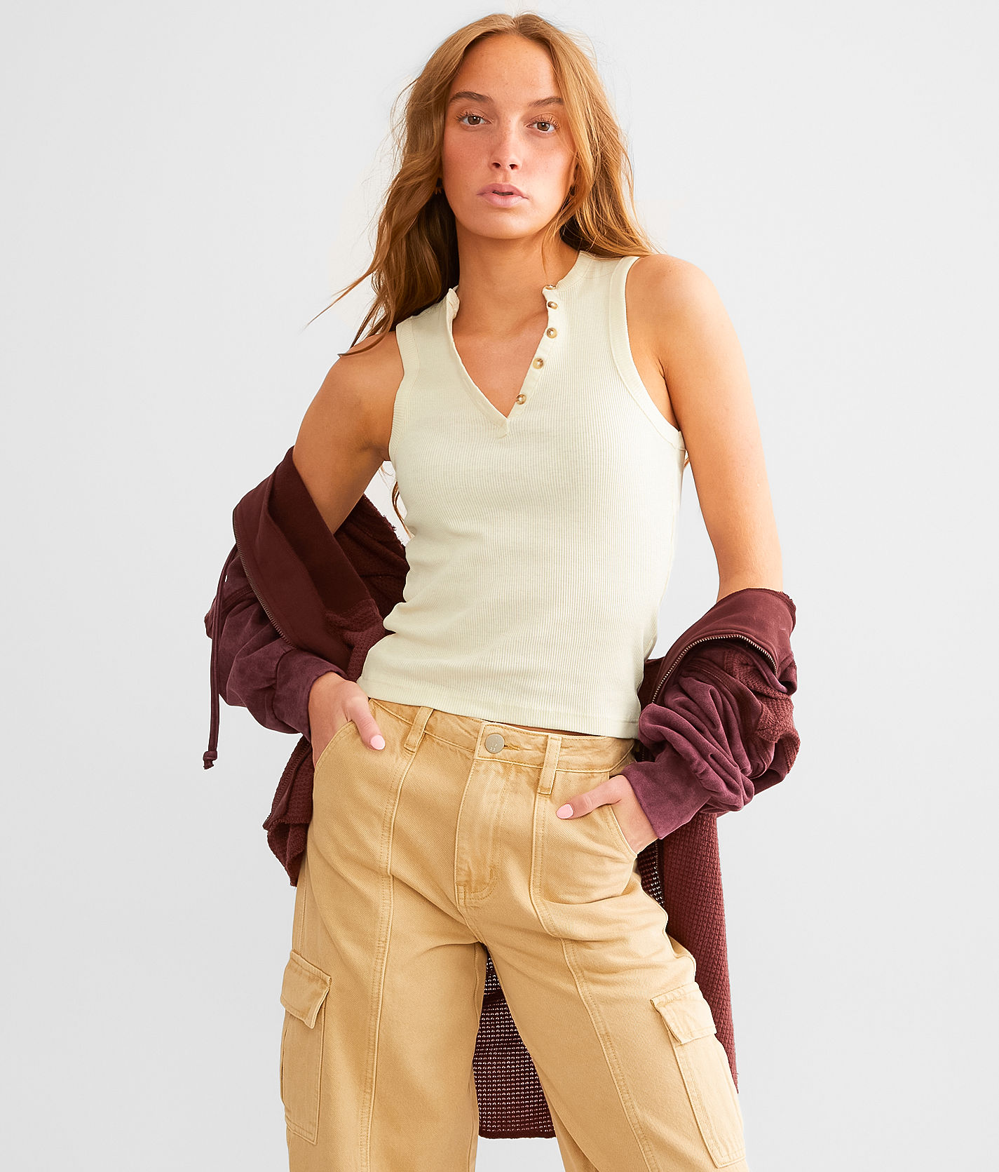 トップス Henley Ribbed Henley Top | Banana Republic Factory