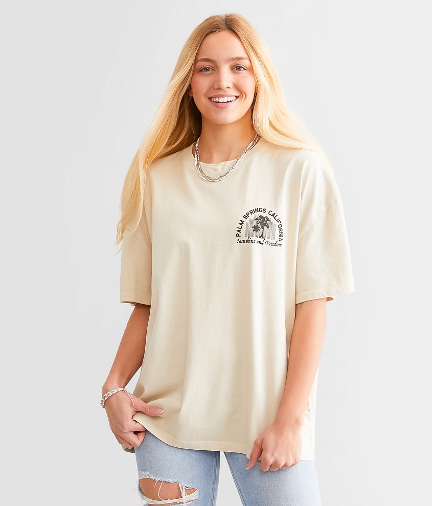 Modish Rebel Palm Springs California Oversized T-Shirt