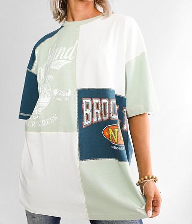 Modish Rebel Pieced Color Block T-Shirt MISC_DETAIL_1