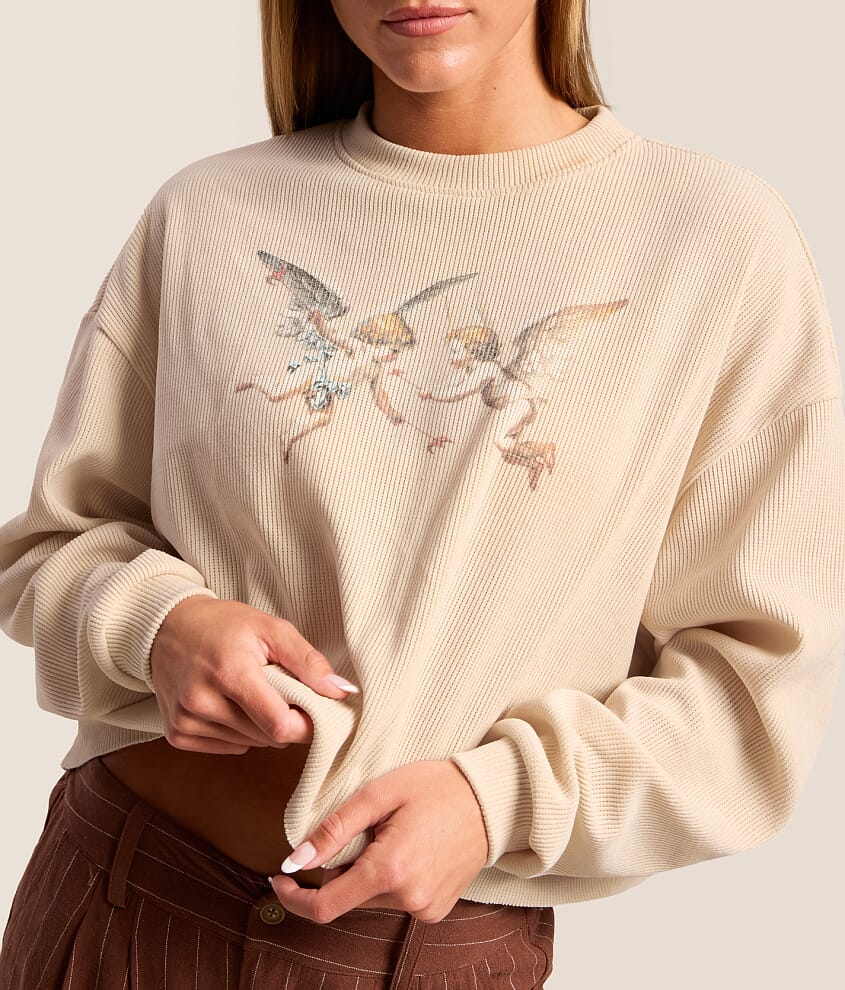 Angel Lovers Cropped Pullover - thumbnail 4