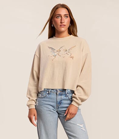 Angel Lovers Cropped Pullover thumbnail 6