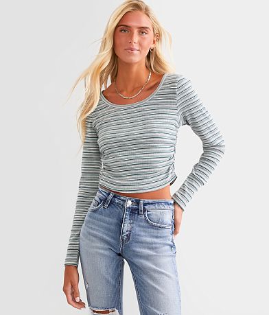 FITZ + EDDI Striped Top front view