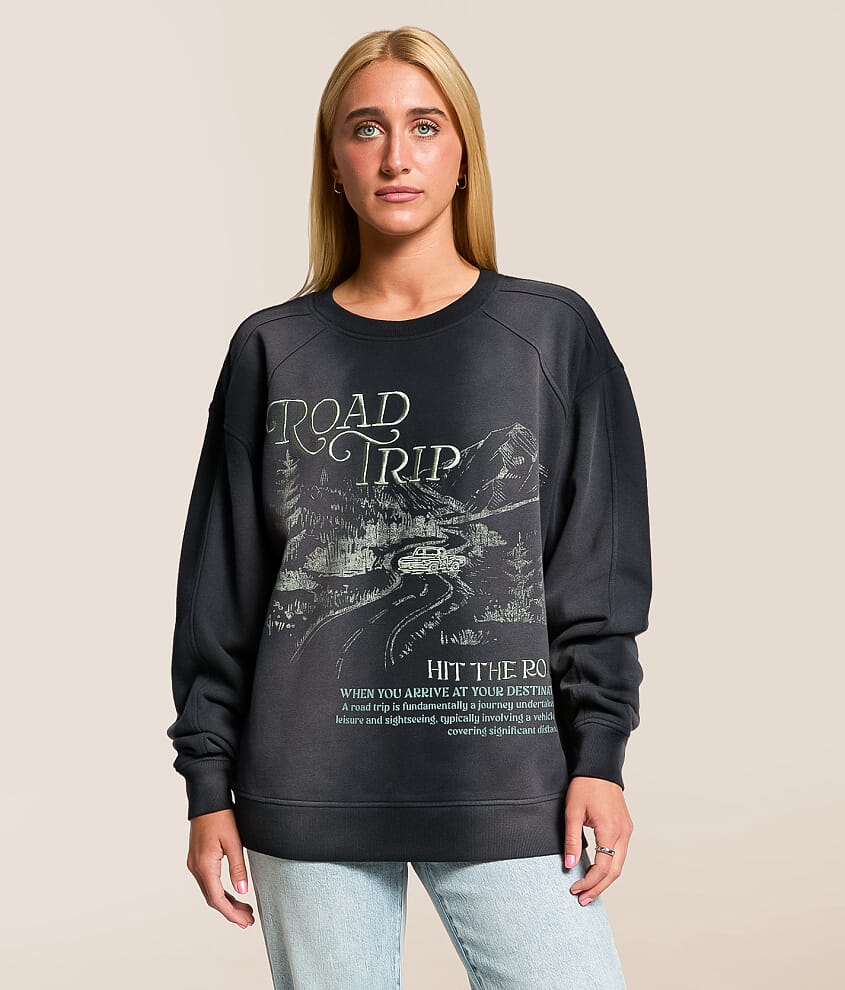 Road Trip Oversized Pullover