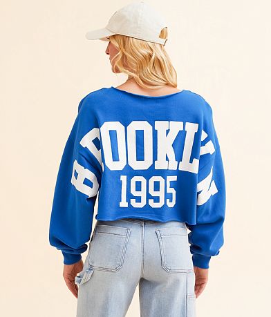 FITZ + EDDI Brooklyn Cropped Pullover back view