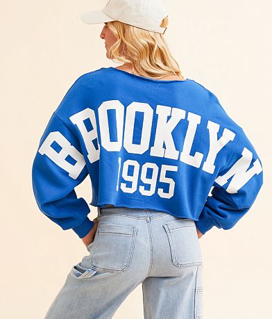 FITZ + EDDI Brooklyn Cropped Pullover front view
