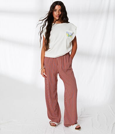 33 Coastal Striped Boxer Pant front view