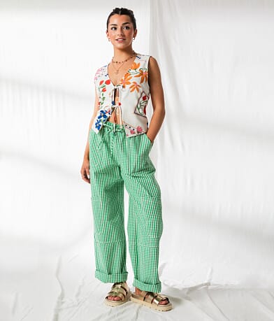 33 Coastal Gingham Wide Leg Utility Pant MISC_DETAIL_2