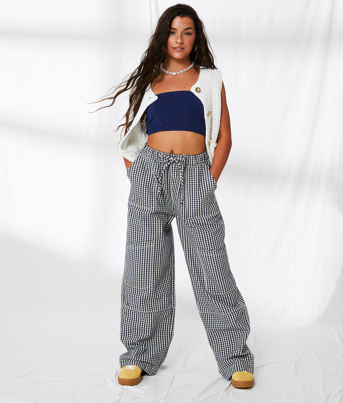 パンツ unknown 2tuck stripe buggy slacks navy Buy YO0905BKRID 25OZ UTILITY INDIGO PANTS for USD 295.00