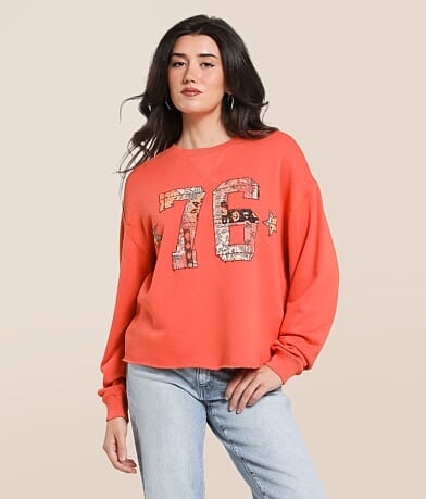 Modish Rebel 76 Patchwork Pullover front view