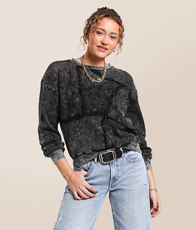 Gilded Intent Pieced Pullover front view