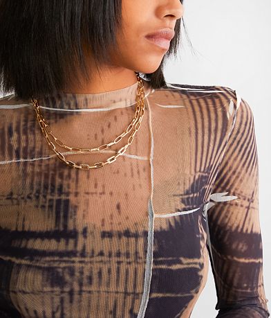 Gilded Intent Exposed Seam Sheer Mesh Top MISC_DETAIL_1