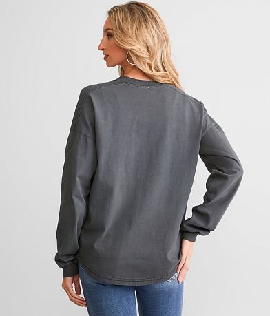 BKE Washed Henley BACK