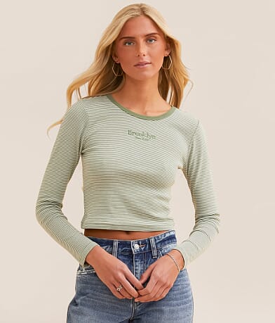 FITZ + EDDI Brooklyn New York Cropped T-Shirt front view