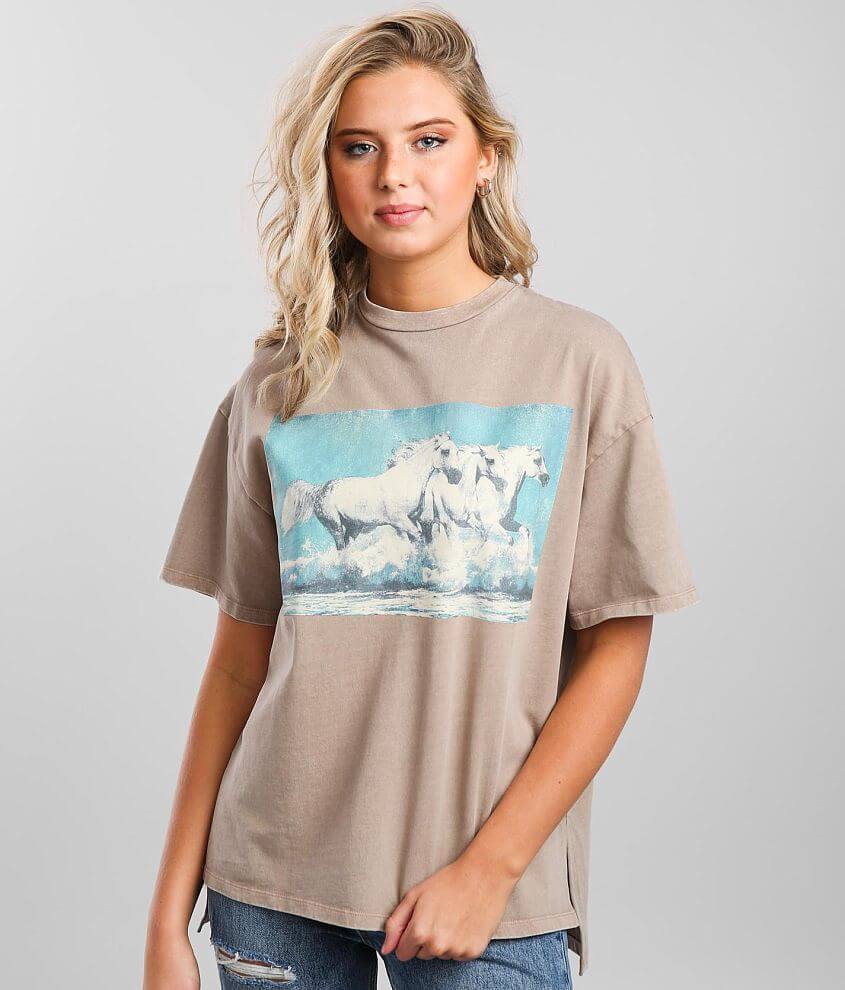 Urban Nation Wild Horses T-Shirt front view