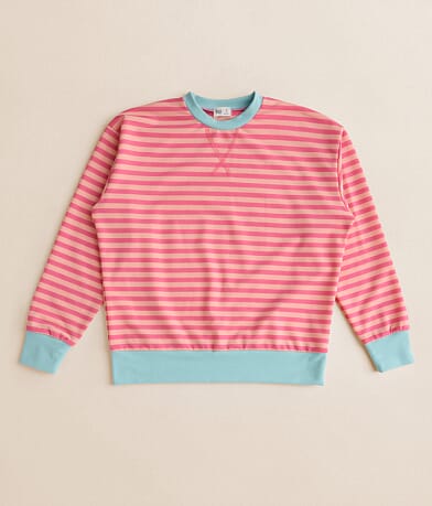 BKE Girls - Striped Pullover front view