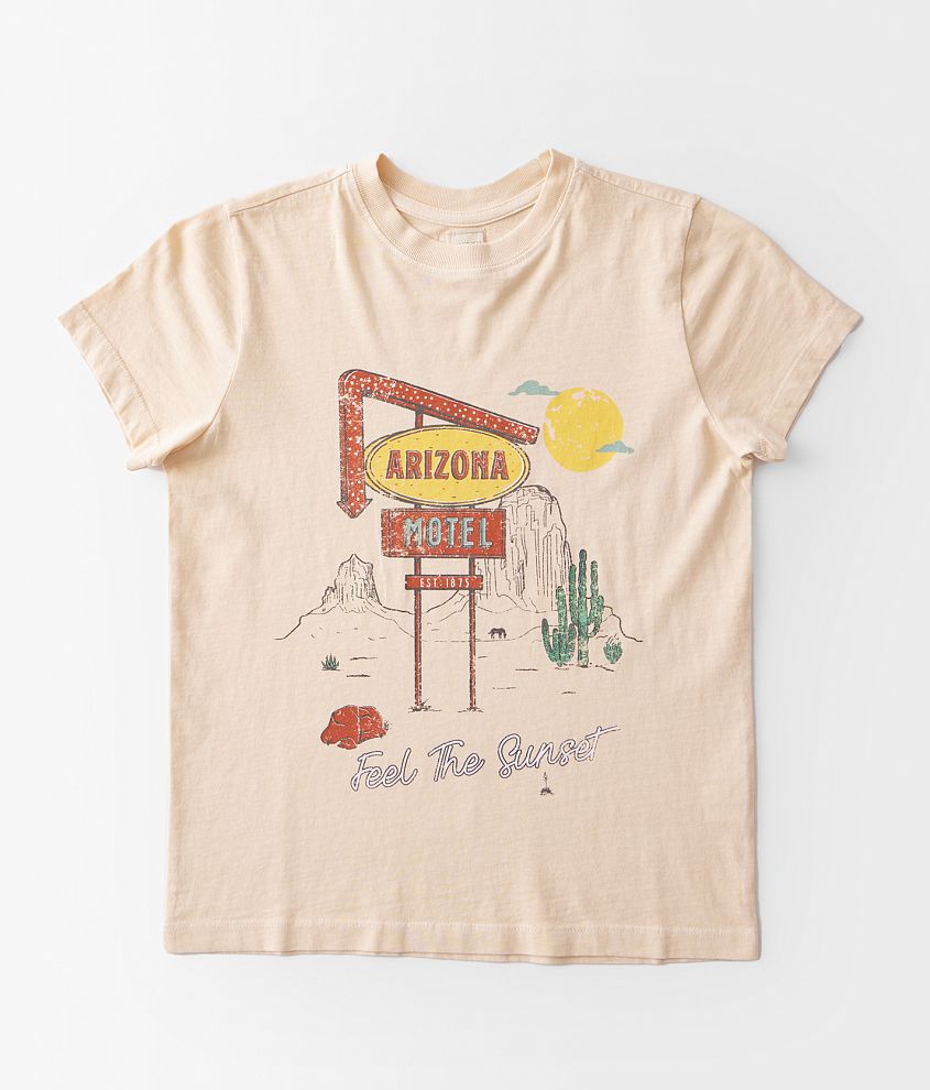 Girls - Modish Rebel Arizona Motel T-Shirt front view