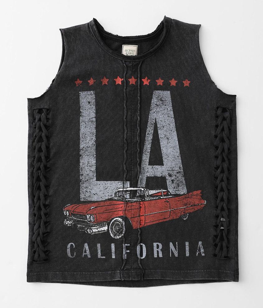 Girls - Modish Rebel LA California Tank Top front view