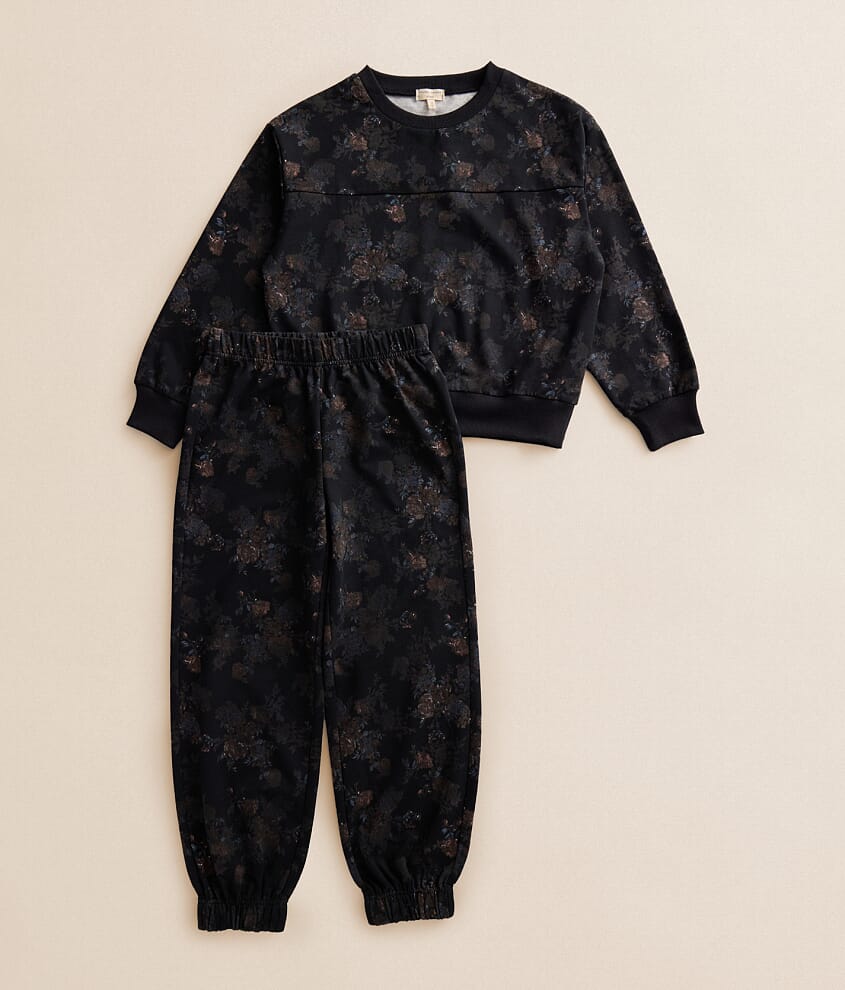 Girls - Floral Pullover