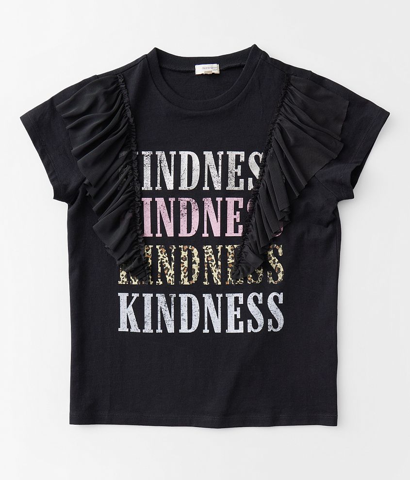 Girls - Modish Rebel Kindness T-Shirt front view