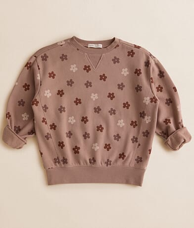 Modish Rebel Girls - Floral Pullover front view