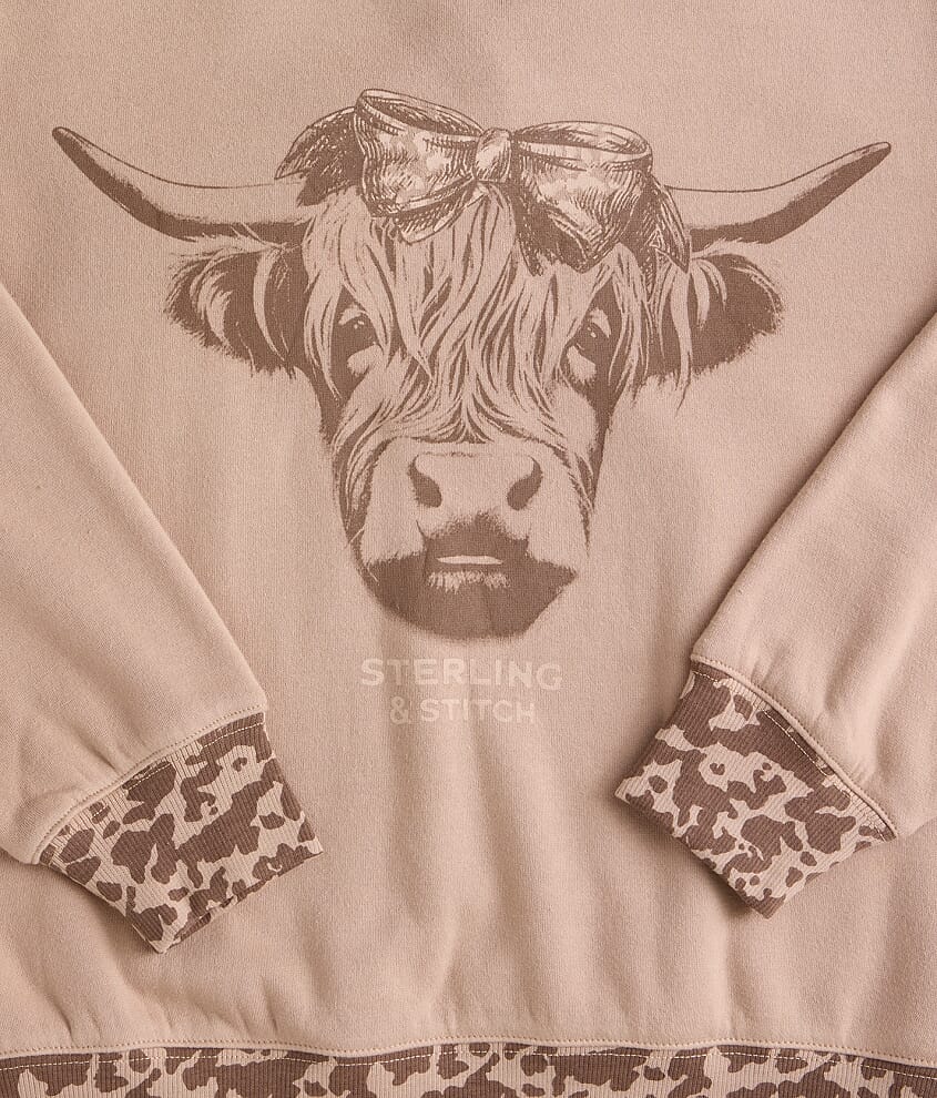 Girls - Highland Cow Pullover