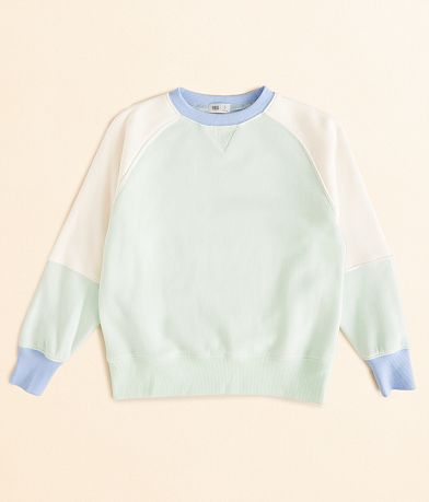 BKE Girls - Color Block Pullover front view