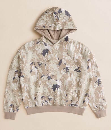 Gilded Intent Girls - Camo Hooded Sweatshirt front view