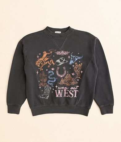 Modish Rebel Girls - Way Out West Pullover front view